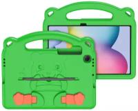 Детский чехол для Samsung Tab S6 Lite (P610 / P615) Panda series зеленый