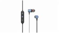 Наушники Bluetooth вакуумные с шейным шнурком More choice BG20 (Blue)