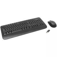 Комплект клавиатура + мышь Microsoft Wireless Optical Desktop 2000 Black USB, черный