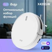 Робот-пылесос iBoto SMART Х420GW AQUA, белый