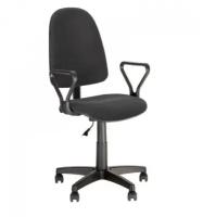 Кресло для персонала Prestige GTP J RU черное (ткань/пластик)