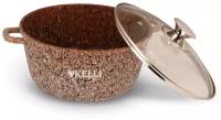 Кастрюля Kelli KL-4018-16 с гранитным покрытием 1,6л