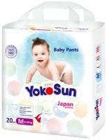 Подгузники-трусики YOKOSUN, размер M (6-10 кг), 20 шт