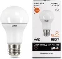 Лампа светодиодная груша Gauss LED Elementary 23215 E27 15W 2700K