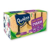 Губки для мытья посуды QUALITA EXTRA STRONG 5 шт/уп 2 шт