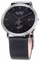 Наручные женские часы ALFEX 5732/900 с бриллиантами кварцевые, водонепроницаемые