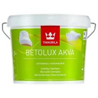 Краска полиуретановая Tikkurila Betolux Akva влагостойкая моющаяся полуглянцевая белый 2.7 л