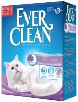 Наполнитель Ever Clean Lavender комкующийся для кошек, с ароматом лаванды, 6 л