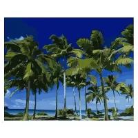 Картина по номерам Mariposa Кокосовые пальмы, 40х50 см