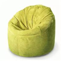 Кресло-мешок "лаунж" MyPuff, размер ХXXХL, объемный велюр, салатовый
