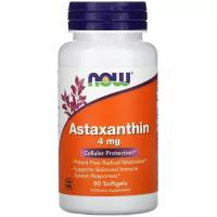 NOW Astaxanthin (Астаксантин) 4 мг 90 гелевых капсул (NOW)