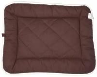 Dog Gone Smart Нано подстилка с меховой отделкой Sleeper Cushion L, 55*86 см, коричневый