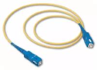 Патч-корд оптический (optic patch cord) SC/UPC-SC/UPC одномодовый (singlemode, sm) 5 метров