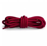 Круглые плетеные шнурки 150см - Вишнево-красный