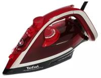 Утюг Tefal FV6833E0, 2800 Вт, металлокерамическая подошва, 50 г/мин, 260 мл, красный