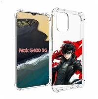 Чехол MyPads Persona 5 для Nokia G400 5G задняя-панель-накладка-бампер