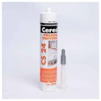 Герметик CERESIT CS24 Silicone premium universal