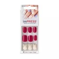 Kiss Твердый лак Импресс Маникюр Акцент "Розовый мусс", длина короткая Impress Manicure Accents BIPN014