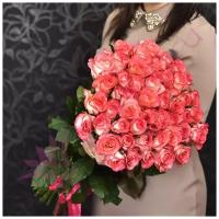51 розовая роза Джумилия 40 см