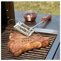 Клеймо для стейков и барбекю со сменными буквами BBQ Branding Iron