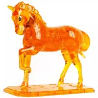 Головоломка Crystal Puzzle Лошадь жёлтая