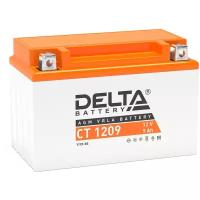 Мото аккумулятор DELTA Battery CT 1209 12В / 9А·ч, 150x87x105, полярность прямая