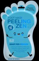 Funny Organix Маска-носочки Отшелушивающая против сухости Peeeling Zen, 30 мл, 38 г, 1 уп