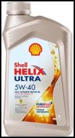 SHELL 5W-40 HELIX ULTRA A3/B4 (Россия) - 1 л. - Масло моторное