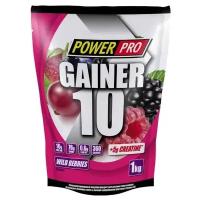 Гейнер POWER PRO Gainer 10 (1000 г) лесная ягода