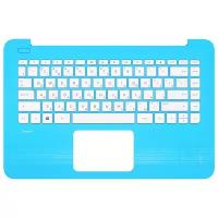 Клавиатура для ноутбука HP Stream 14-ax синяя топ-панель