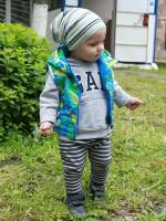 Жилет для мальчика Эврика детская одежда М-718 размер: 110-60-54 цвет: бирюзовый