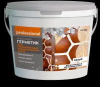 Герметик для дерева теплый шов Professional, цвет Белый 3кг