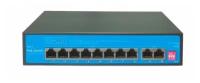 AV-PS208/2 8 - портовый PoE коммутатор + 2 Порта RJ45 10/100 Мбит