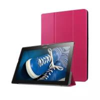 Чехол-обложка для Lenovo Tab 2 A10-30/ A10-30L/ TAB 2 X30/ TB2-X30L тонкий умный кожаный на пластиковой основе с трансформацией в подставк