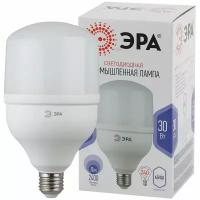 Лампа светодиодная ЭРА STD LED POWER T100-30W-6500-E27 Е27 30 Вт колокол холодный дневной свет арт. Б0049597 (1 шт.)