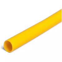 Термоусадочная трубка желтая без клея ТНТ (2:1) 8/4 мм Кембрик для электрики и рыбалки 1 шт