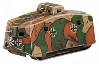 Сборная модель из картона Германский тяжелый танк SHTURMPANZER A7V