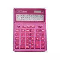 Калькулятор настольный Citizen SDC-444PKE (12-разрядный) розовый, 2шт. (250539)