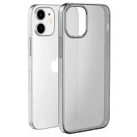 Чехол HOCO Light для Apple iPhone 12 Mini, TPU (прозрачный/черный)