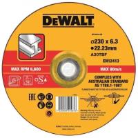 Диск абразивный DEWALT 230*6,0*22.2 шлифовальный DT 43919