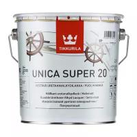 Лак яхтный Tikkurila Unica Super 20 алкидно-уретановый бесцветный 2.7 л