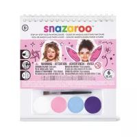 Snazaroo Набор красок для лица для девочек "Принцессы и Феи", 4 цвета, буклет sela