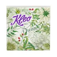 Салфетки бумажные KLEO Белые цветы 3-слойные 33х33 см 20 шт
