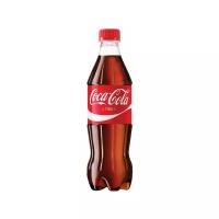 Напиток газированный COCA-COLA (Кока-кола), 0,5 л, пластиковая бутылка, 256521, 3 шт