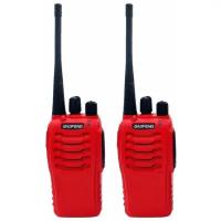Комплект радиостанций Baofeng BF-888S пара красные (2шт)