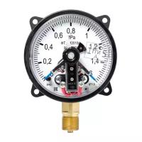 Манометры электроконтактные Физтех ДМ2010Ф, d=100 (0 - 100…600 кПа; 0 - 1…10 МПа, М20*1,5 мм, IP40, кл. 1,5, L3) РШ