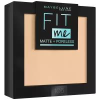 MAYBELLINE NY Пудра компактная Fit Me скрывающая поры 105 0