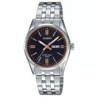 Наручные часы CASIO Collection MTP-1335D-1A2VDF, черный, коричневый