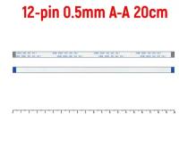 Шлейф тачпада для ноутбука Asus K43S FFC 12-pin Шаг 0.5mm Длина 20cm Прямой A-A AWM 20624 80C 60V VW-1