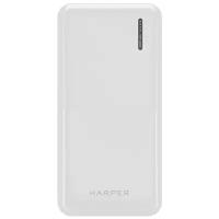 Внешний аккумулятор Harper PB-20011 white (20 000 MаЧ, 2-USB, MicroUSB, Литий-полимер)